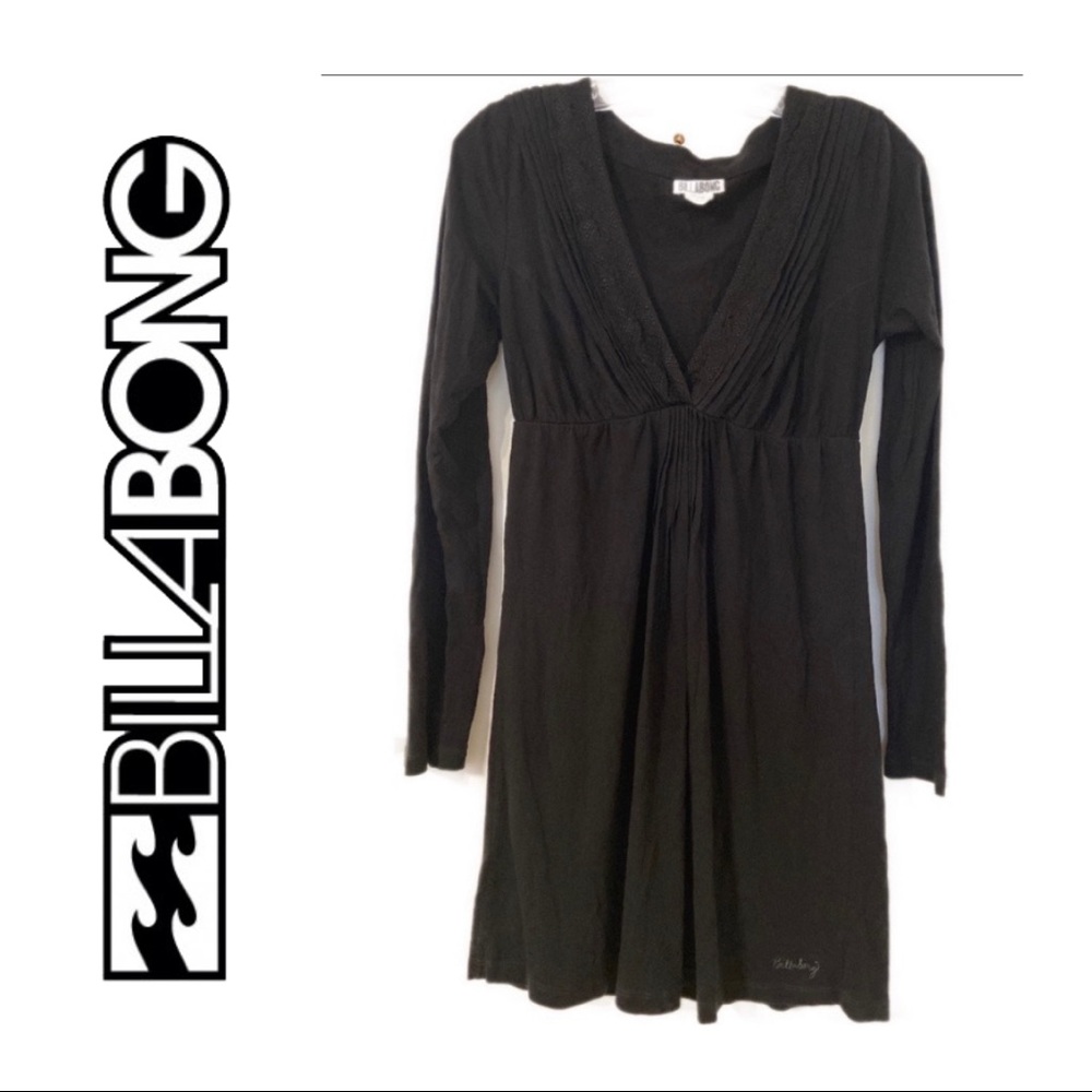 Billabong Black Long Sleeve Dress